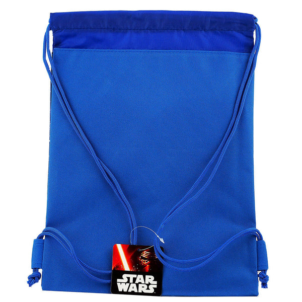 Star Wars Robot BB Character Licensed Blue Drawstring Bag