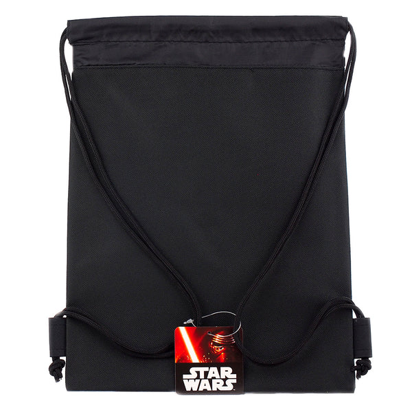 Star Wars Character Licensed Black/White Drawstring Bag