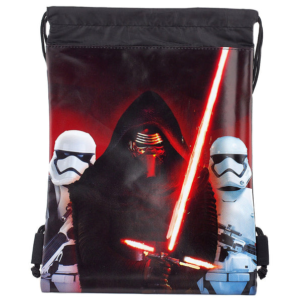 Star Wars Character Licensed Black/Red Drawstring Bag