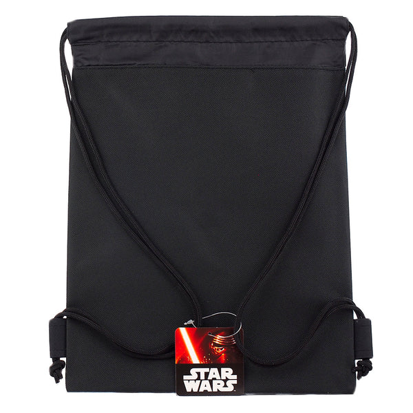 Star Wars Character Licensed Black/Red Drawstring Bag