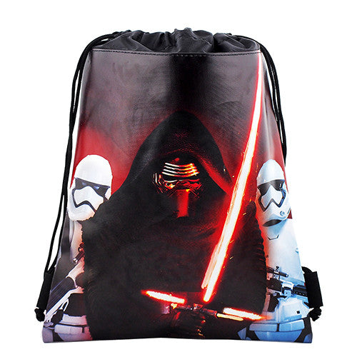 Star Wars Character Licensed Black/Red Drawstring Bag