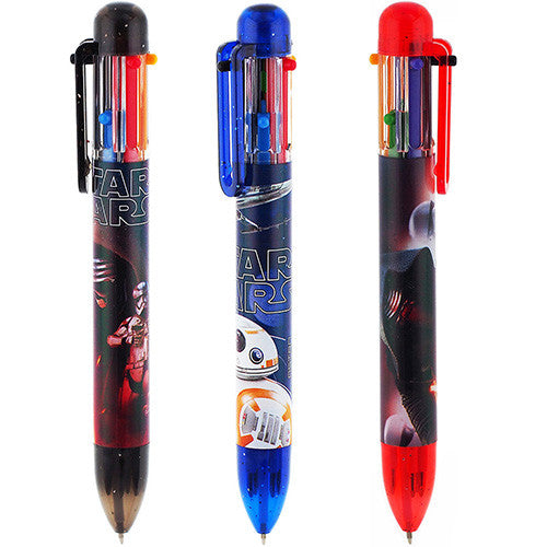 12 Star Wars Authentic Licensed Multicolors Pens Assorted Colors ( 1 Dozen )