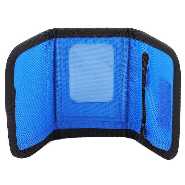 Star Wars Robot Character Authentic Licensed Blue Trifold Wallet