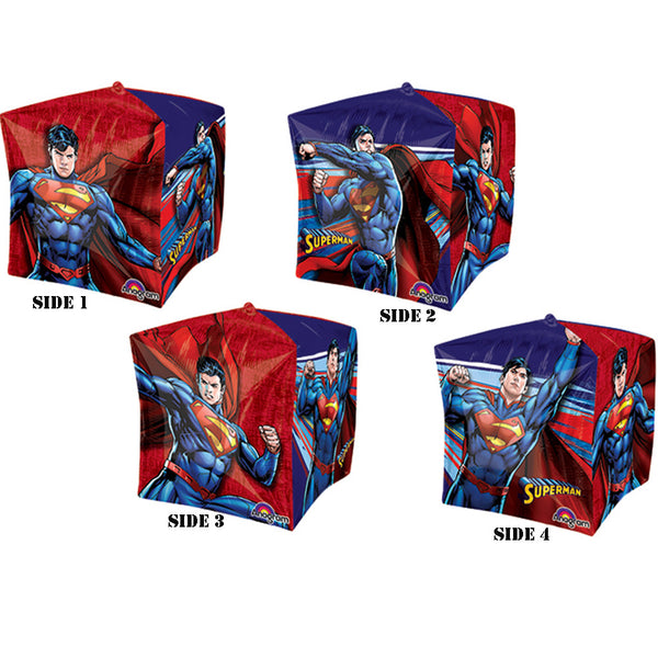 Superman Ultra Shape Cubez Balloon 15"