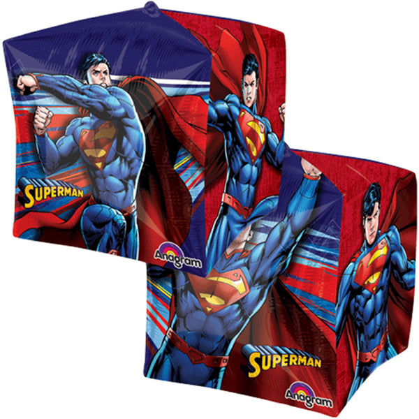 Superman Ultra Shape Cubez Balloon 15"