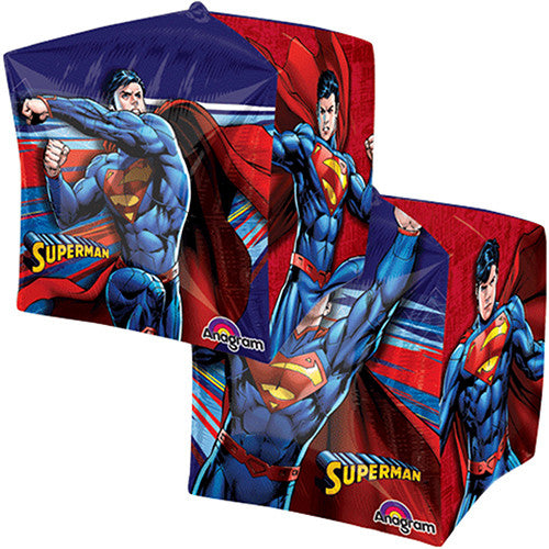 Superman Ultra Shape Cubez Balloon 15"