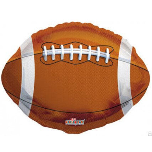 3 Football Theme Foil / Mylar Balloon 18"