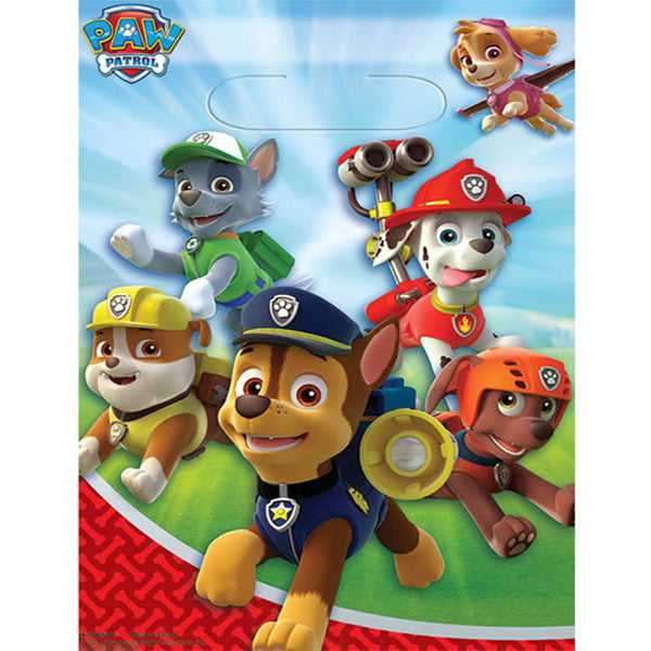 Paw patrol treat bags