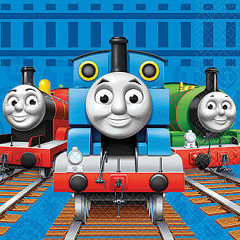 Thomas The Tank Authentic Licensed Luncheon Napkins 16ct