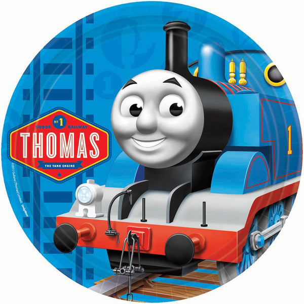 Thomas The Tank Character 8 Luncheon Plates 9"