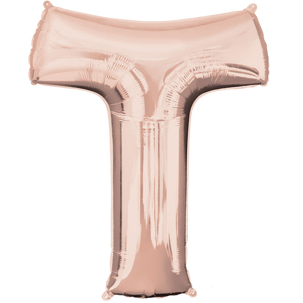 Rose Gold Letter Balloon
