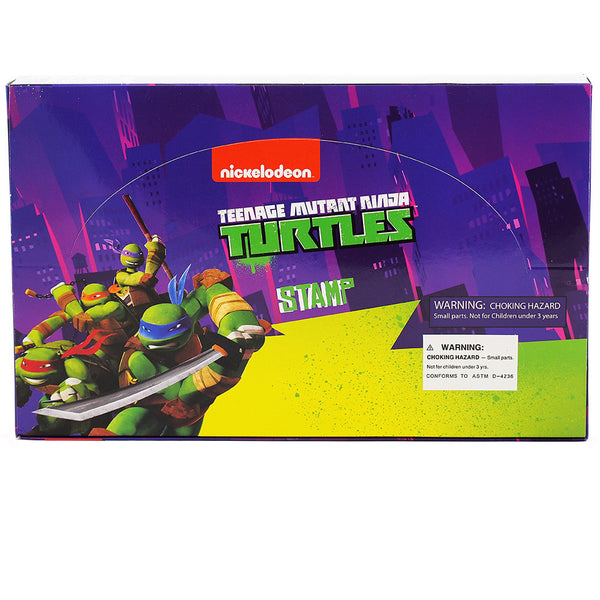 60 Ninja Turtles Authentic Licensed Self Inking Stampers in a Box