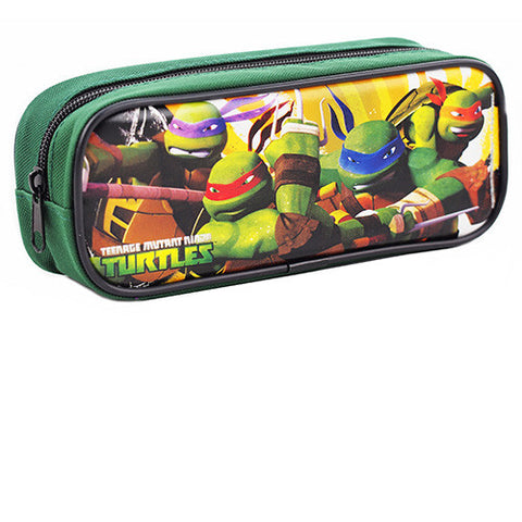 Teenage Mutant Ninja Turtles Character Single Zipper Green Pencil Case