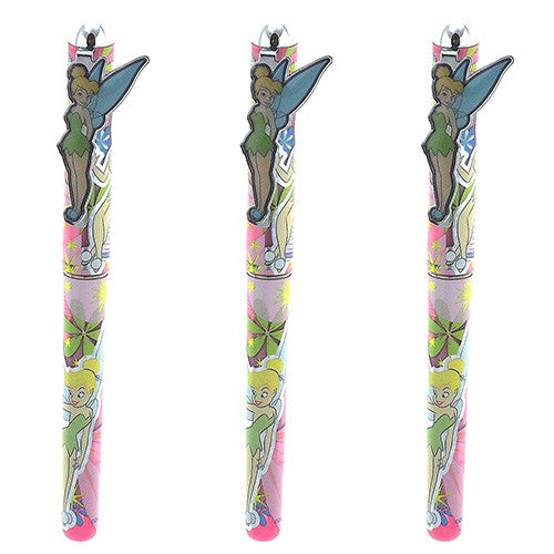 3 Tinkerbell Authentic Licensed Roller Pens Light Pink Color ( 3 Pens )