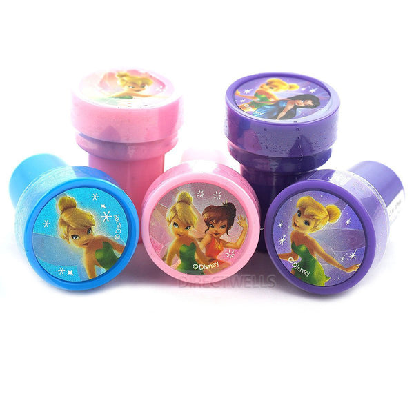 60 Tinkerbell Fairy Tale Character Authentic Licensed Self Inking Stampers in a Box