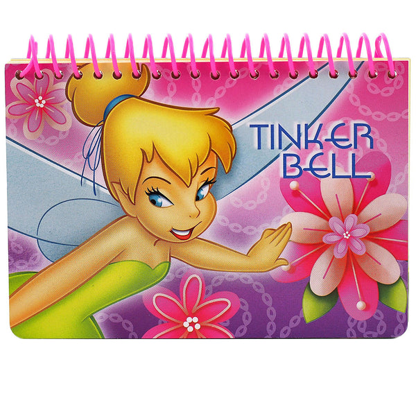 Tinkerbell " Big Flower " Pink  Authentic Licensed Autograph Book