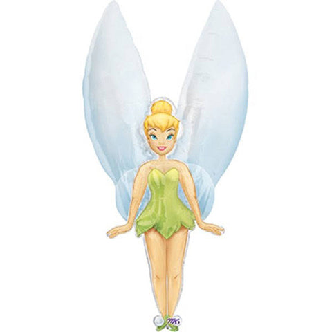 Tinkerbell Fairy Tale Super Shape Clear Foil / Mylar Balloon 45"