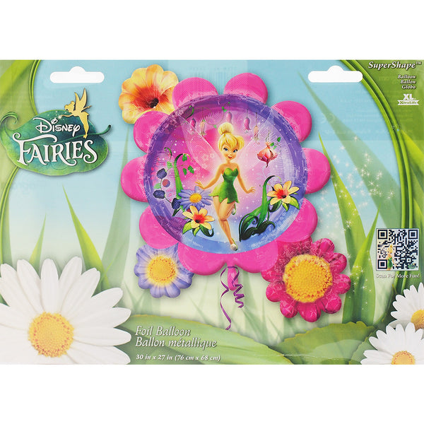 Tinkerbell Fairy Tale Flower Super Shape Foil / Mylar Balloon 30"