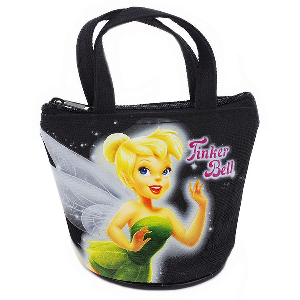 12 Tinkerbell Black Mini Coin Purses for Coin Storage ( 1 Dozen )