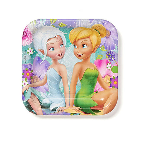 Tinkerbell Fairy Tale Character Authentic Licensed 8 Dessert Plates 7"