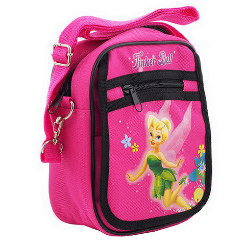 Tinkerbell Fairy Tale Character Authentic Licensed Hot Pink Medium Shoudler Bag