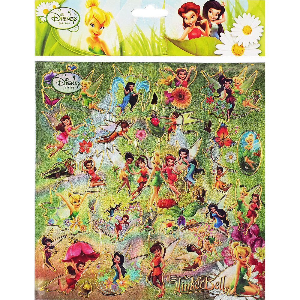 Tinkerbell Fairy Tale Authentic Licensed 12 Sheets of Stickers