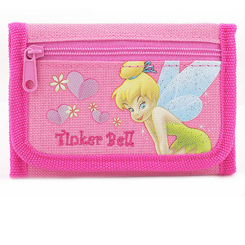 Tinkerbell Fairy Tale Authentic Licensed Pink Trifold Wallet