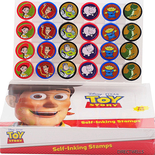 24 Toys Story Authentic Licensed Self Inking Stampers in Box