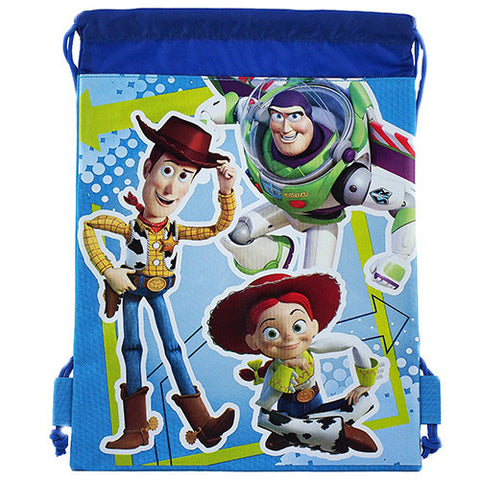 Toys Story Character Authentic Licensed Light Blue Drawstring Bag