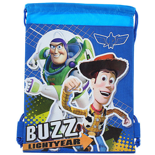 Toys Story Character Authentic Licensed Blue Drawstring Bag