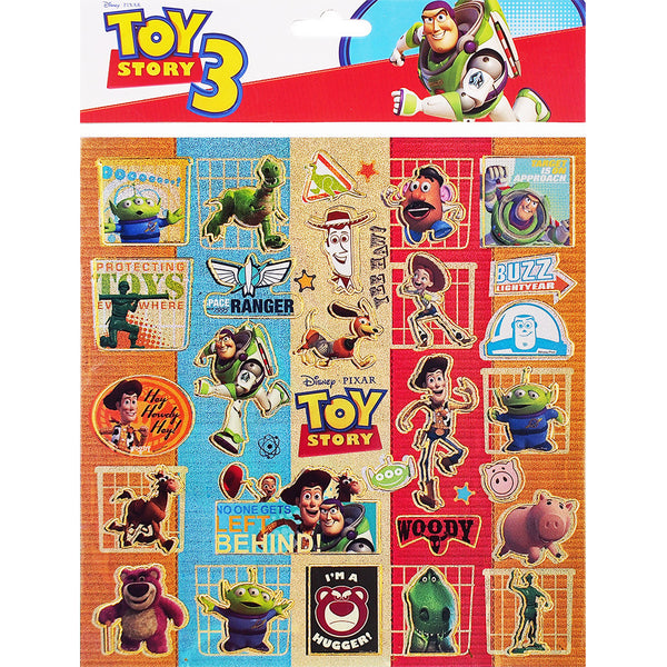 Toys Story Authentic Licensed 12 Sheets of Stickers