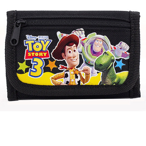 Toys Story Authentic Licensed Black Trifold Wallet