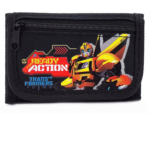 Transformers Authentic Licensed Black Trifold Wallet