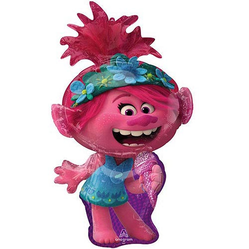 Trolls Poppy Tour The World Foil Balloon 37"