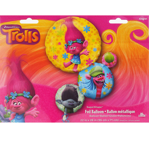 Trolls Supershape Foil Balloon 28"