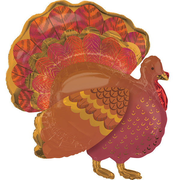 Turkey Foil Balloon 32"