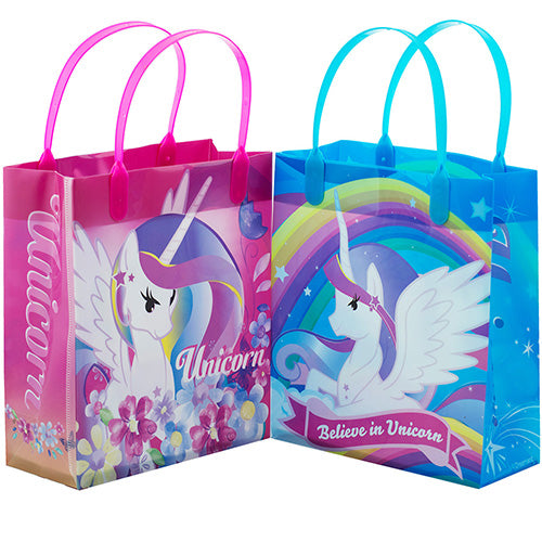 Unicorn goodie bags 8"