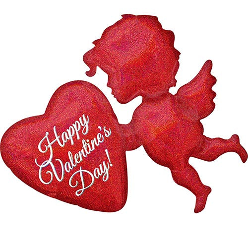 Happy Valentine's Day Cupid Balloon 34"
