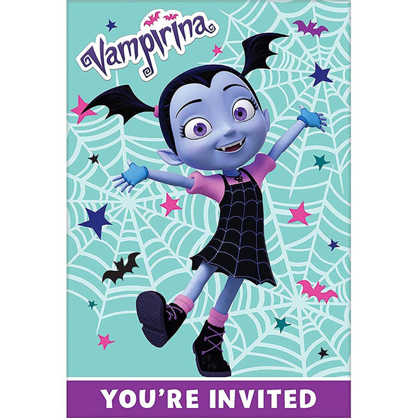 Vampirina party supplies Invitation Cards