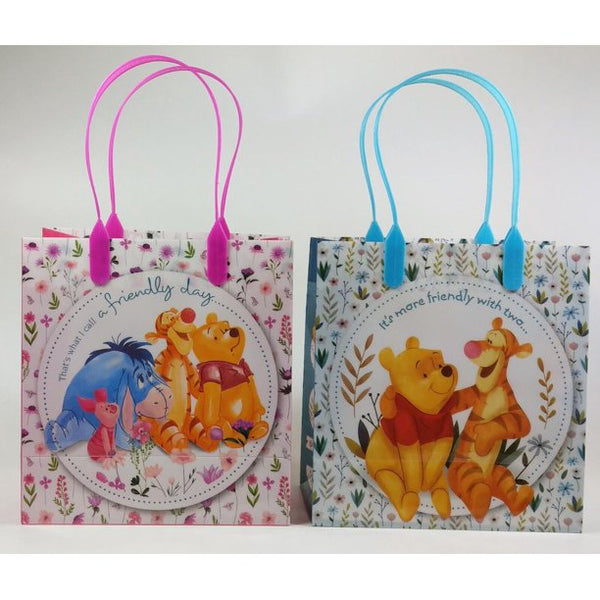 Winnie The Pooh 12 Premium Quality Party Favor Reusable Goodie Small Gift Bags
